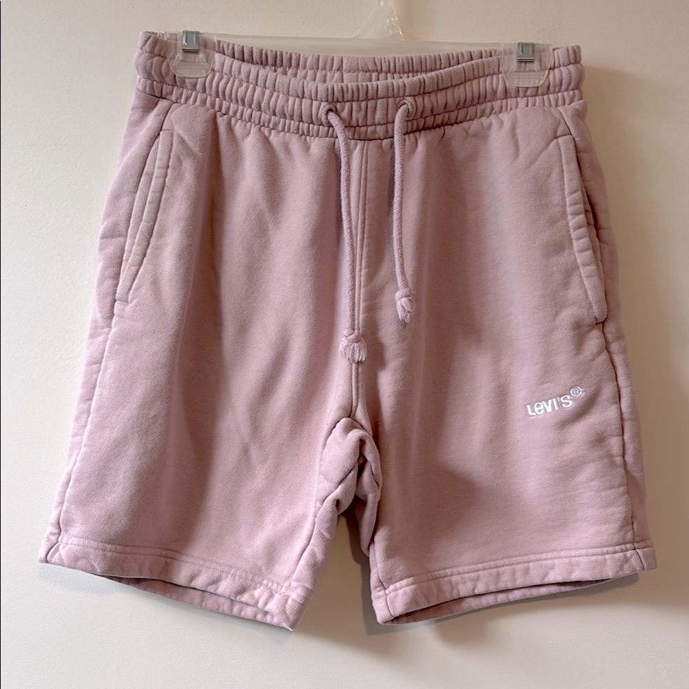 Levi's Pink Athletic Shorts with Elastic Waistband